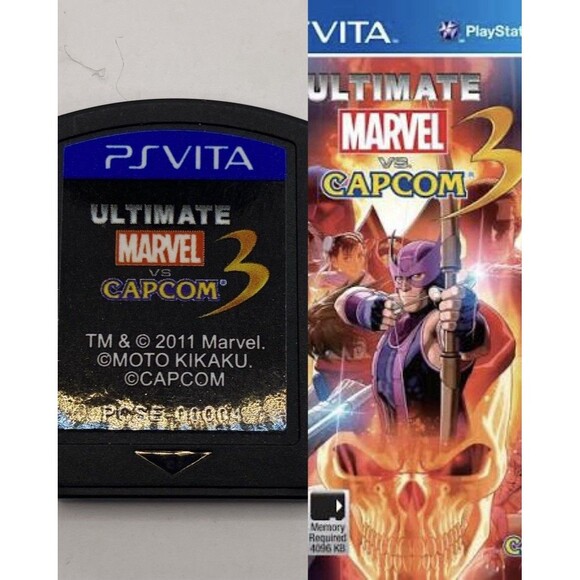 Ultimate Marvel vs Capcom 3 (Sony PlayStation Vita PS Vita, 2012) Cartridge Only - Picture 1 of 3